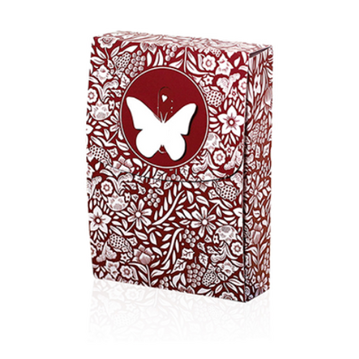 Butterfly Playing Cards Marked (Red) 3rd Edition by Ondrej Psenicka